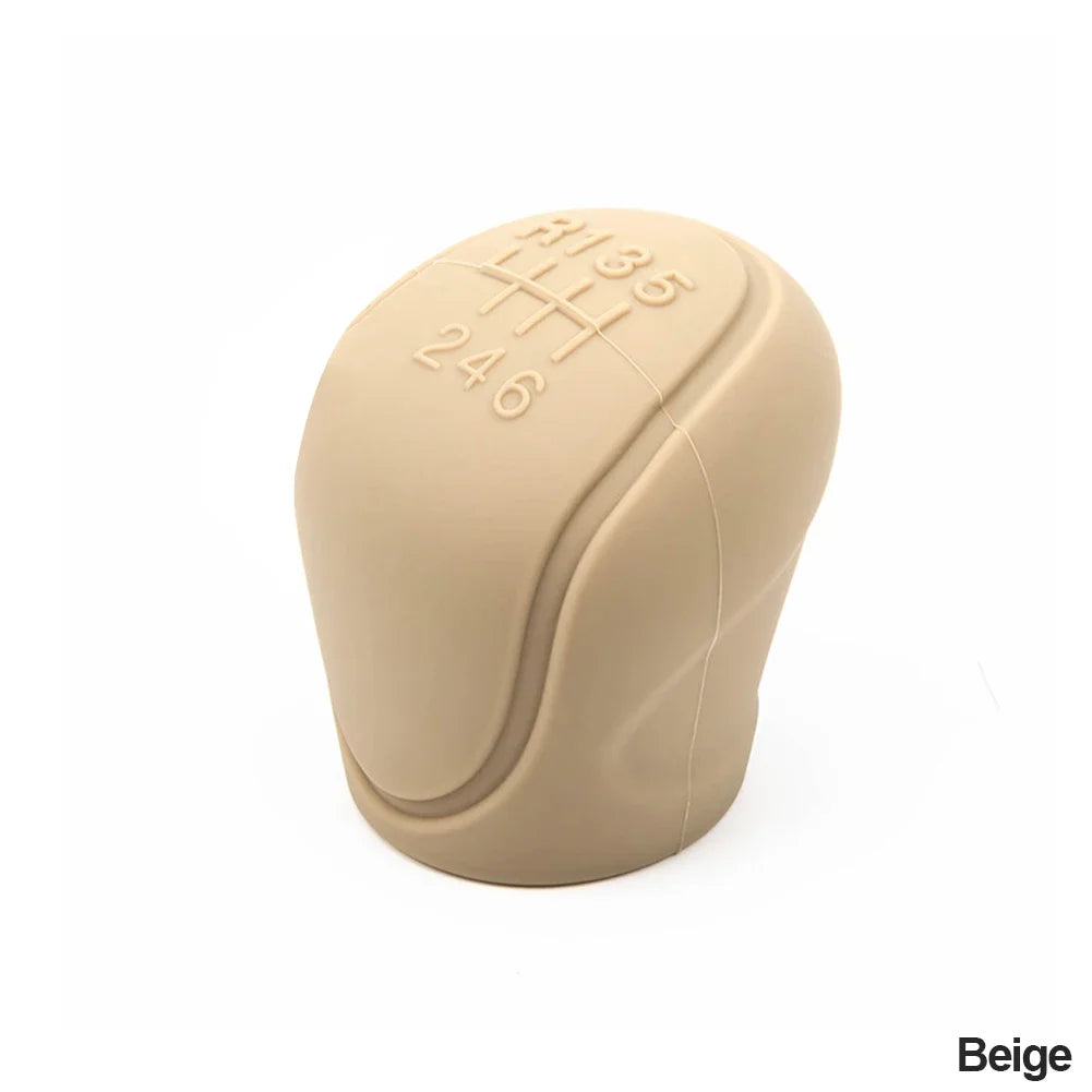 Couvercle de pommeau de levier de vitesse en Silicone pour voiture, poignée antidérapante, housses de protection manuelles à 6 vitesses, accessoires d'intérieur de voiture