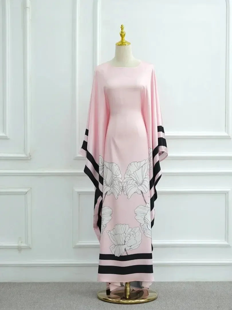 Ramadan Kebaya Muslim Abaya Damen Dubai Luxury Caftan African Dresses for Women Turkey Islam Moroccan Caftan Muslim Women's Dress
