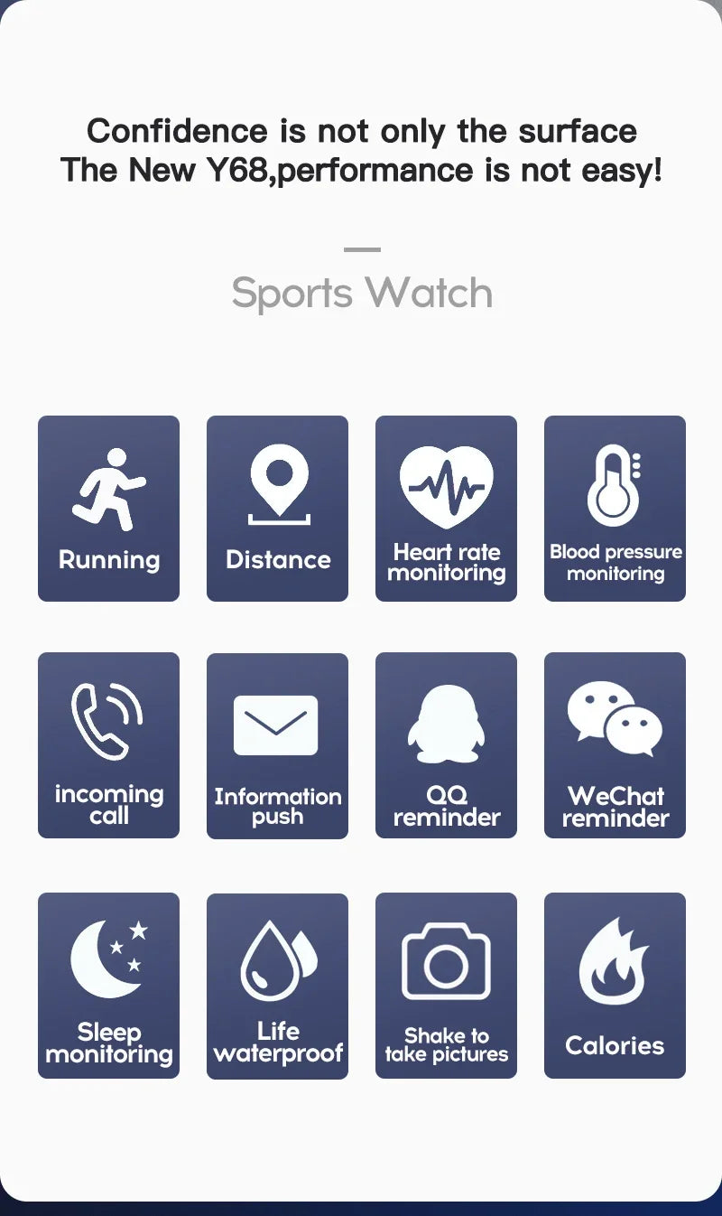 Montre intelligente multifonctionnelle pour hommes et femmes, téléphone connecté Bluetooth, musique, bracelet de sport de fitness, moniteur de sommeil, montre intelligente