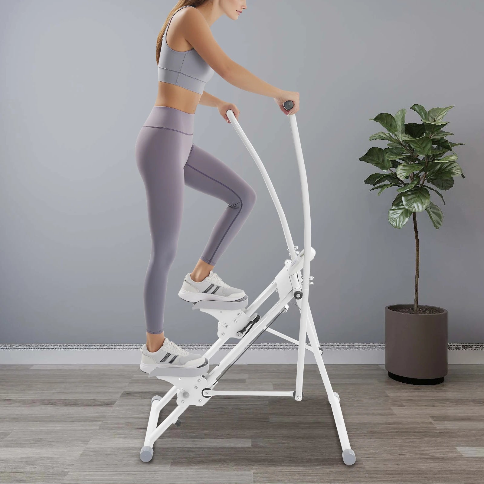 Stepper d'escalier à 3 vitesses pour exercices d'escalade d'escalier, grimpeur d'exercices vertical pour l'entraînement complet du corps, stepper d'escalier pour la salle de sport à domicile