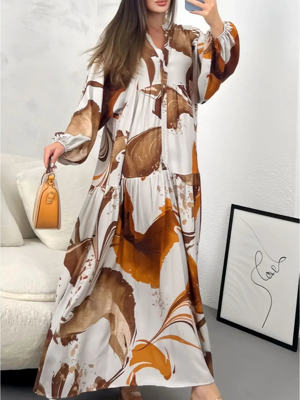 Eid Women's Abaya Dress, Muslim Loose Buttoned Dubai Dresses, Largos Long Dresses, Caftan, Arabic Party Dress, Caftan Jalabiya, Ramadan Dress