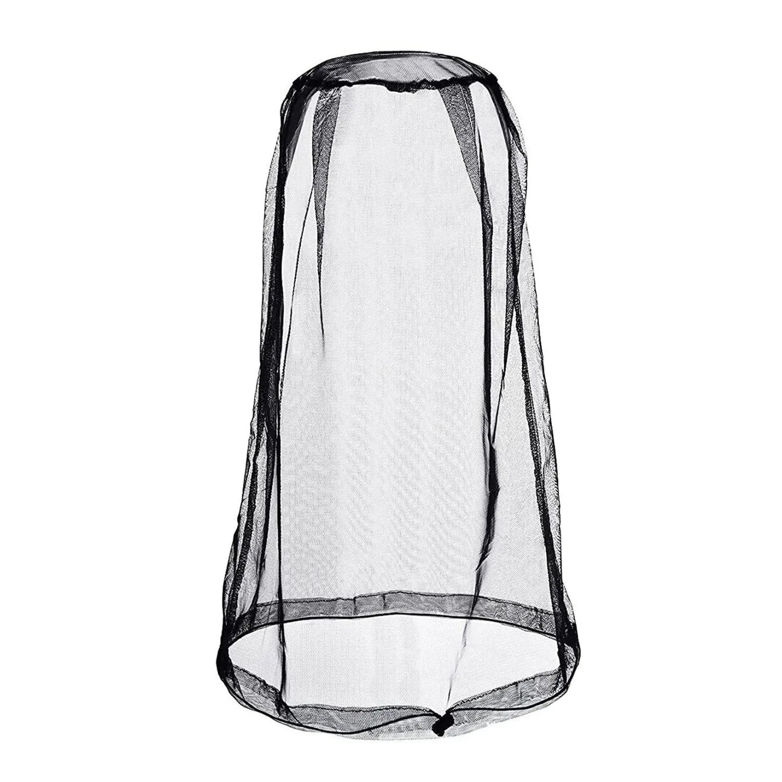 Filets de maille de tête de moustique en plein air, chapeau de jardinage chapeau anti-insectes pour la randonnée Camping pêche filets de maille de tête de moustique en plein air