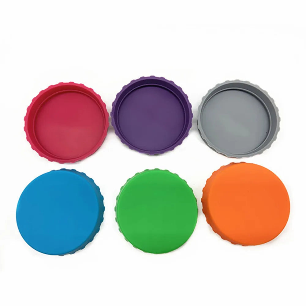 Couvercles de canettes de boissons réutilisables, couvercles de canettes de boissons, protecteurs de couvercles de Soda, bouchon de bouteille d'étanchéité en Silicone, couvercle d'étanchéité anti-fuite