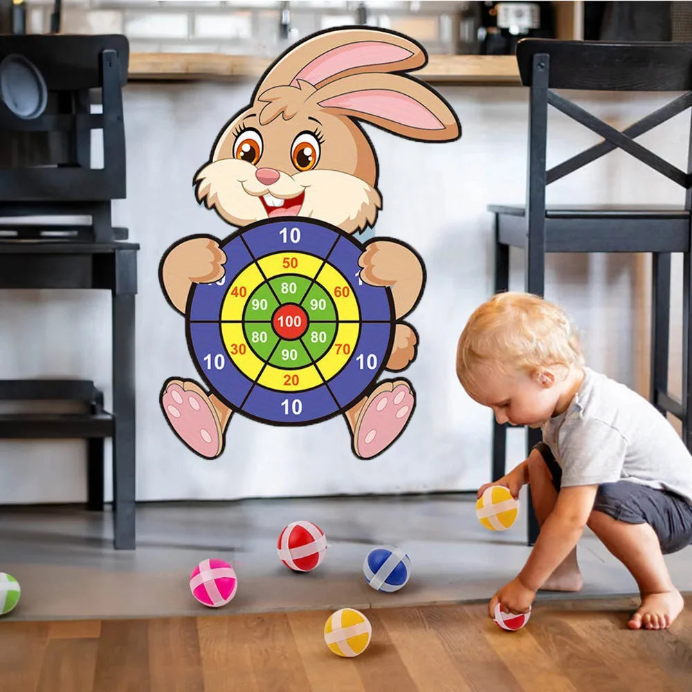 Jeux éducatifs jeu de fléchettes enfants jouet Stickey balle fléchette Sports d'intérieur enfant jeux Montessori pour enfants cadeaux bébé jouets