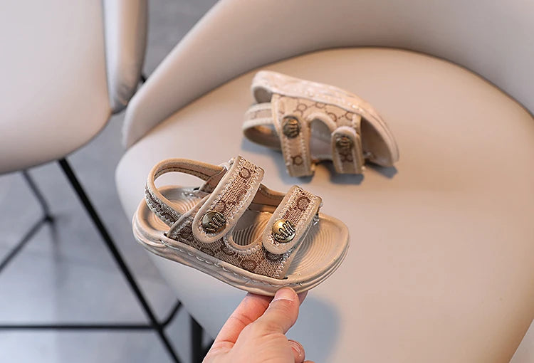 Sandales Confortables à Semelle Souple pour Garçon et Fille, Chaussures de Plage, Loisirs en Plein Air, Nouvel Arrivage, Été, 2024