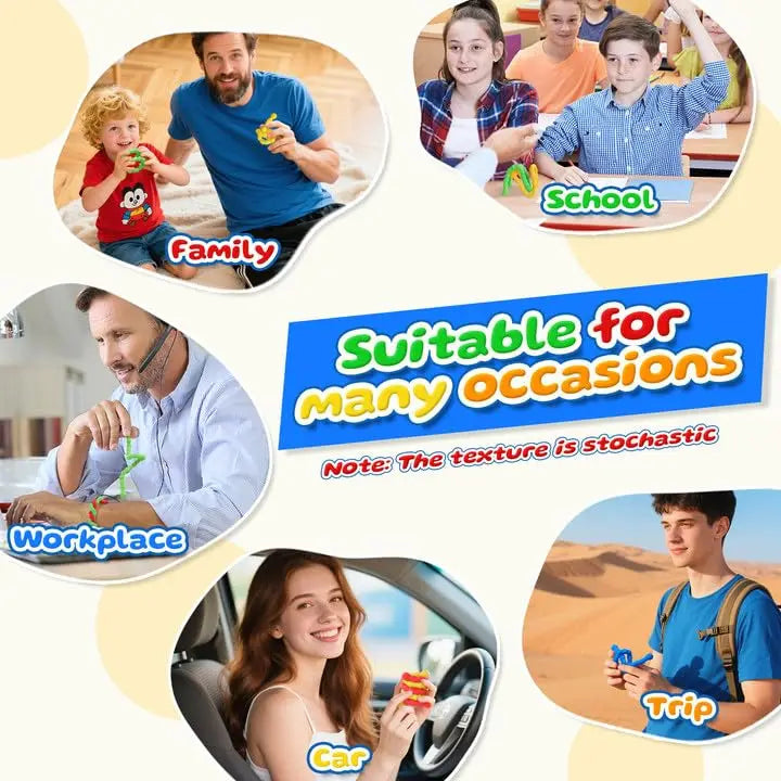 Bâton sensoriel en Silicone, jouets sensoriels Anti-Stress EDC Fidget pour enfants adultes tdah autisme anxiété Gadgets Antistress silencieux