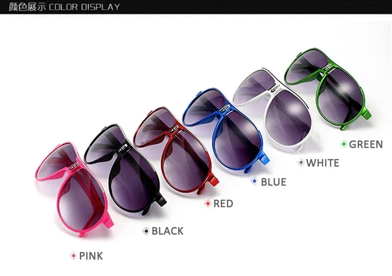 Lunettes de soleil pour enfants, monture colorée, pour filles et garçons, à la mode, UV400