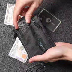 EDC – pochette multi-poches X-PAC, portefeuille, petit porte-clés, pochette pour pièces de monnaie, organisateur de poche EDC, pochette utilitaire pour cartes, sac étanche