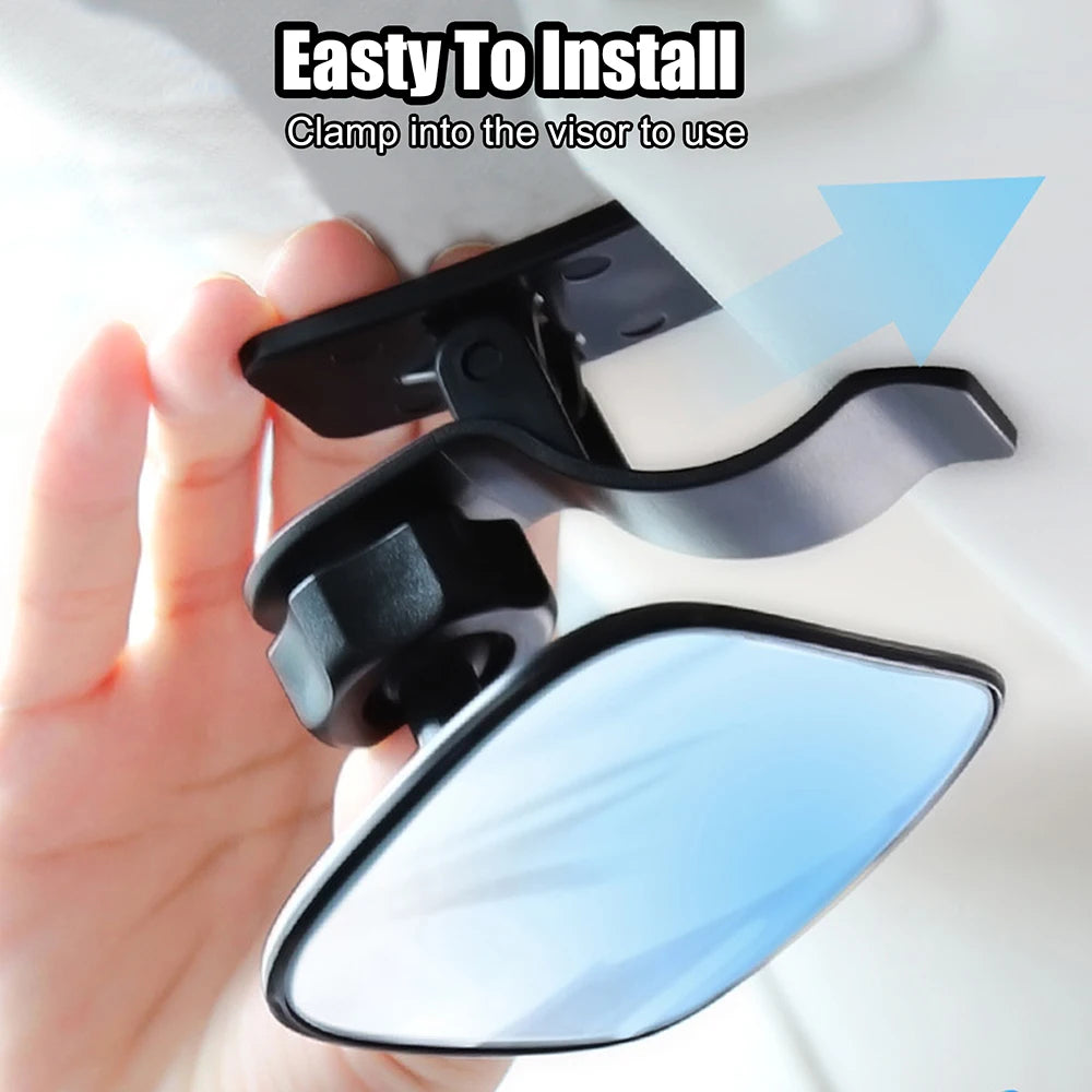 Miroir de sécurité intérieur de voiture pour bébé, avec Clip, rétroviseur de maquillage, pince arrière de siège, ornement automobile, accessoires automobiles
