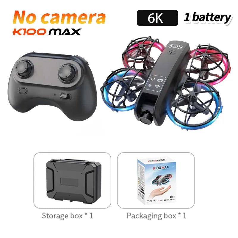 K100 MAX Mini GPS Drone 8K HD caméra vidéo en temps réel transmission écran contrôle évitement d'obstacles photographie aérienne RC quadrirotor