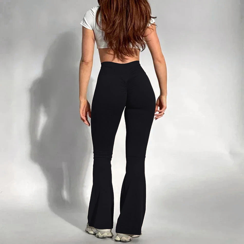 Taille haute entraînement Yoga Leggings Fitness bout à bout Scrunch fesses sport pantalons de gymnastique femmes