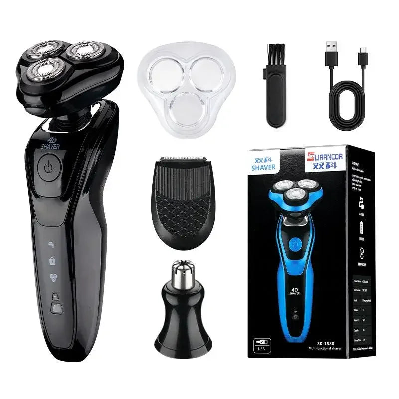 Xiaomi 5320s rasoir électrique 4D pour hommes tondeuse à cheveux électrique USB Rechargeable tondeuse à cheveux professionnelle coupe-cheveux humide sec