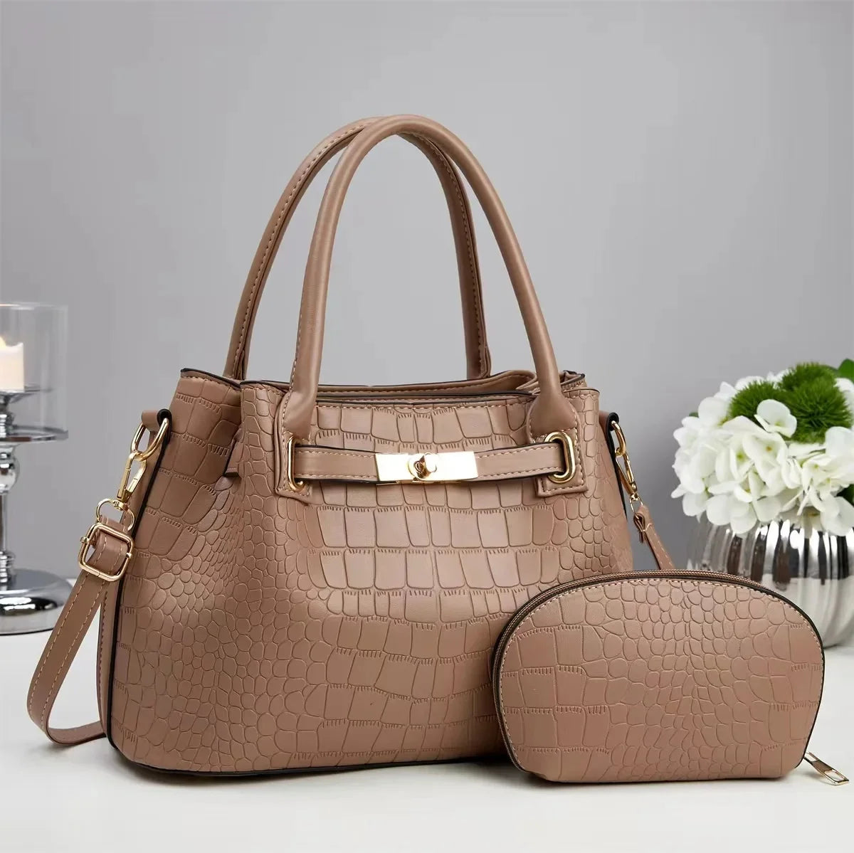 Sac à main luxueux en cuir pour femmes, nouveau sac à main mi-vie, fermeture à glissière souple, doublure en Polyester, Style neutre minimaliste, cadeau