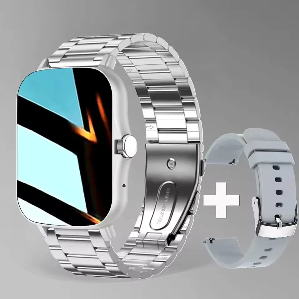 Nouvelle montre intelligente 2.01 pouces HD affichage réponse faire appel Message vue Modes sportifs smartwatch bricolage cadran prévisions météorologiques hommes femmes