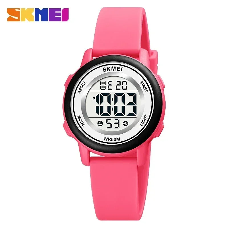 SKMEI 1721 étanche alarme enfant montres montre enfant garçons filles Sport enfants montre coloré Led enfants montres numériques