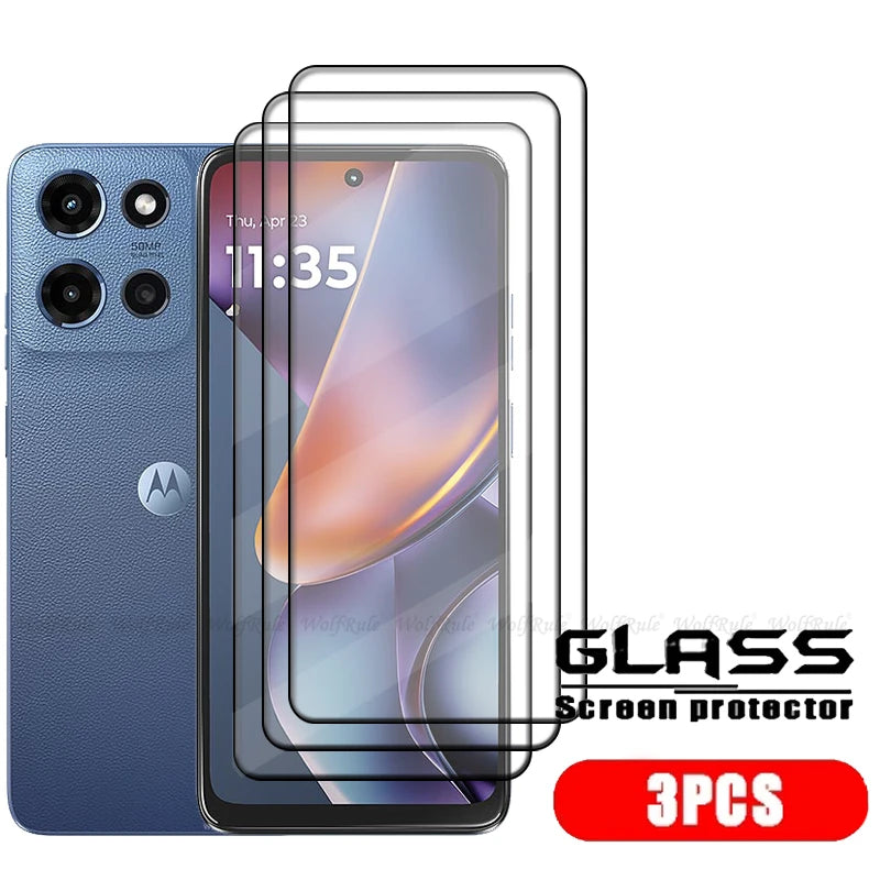 Glass Screen Protector for Moto G 2025, Full Coverage Protection, 9H Adhesive, 4 Pack, Motorola Moto G 2025, Guatemala