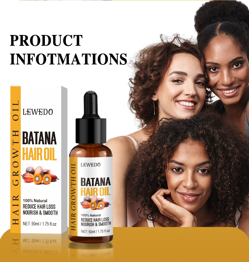 Sérum d'huile de Batana pour la croissance des cheveux, huile essentielle pour cheveux à croissance rapide, soins capillaires de beauté, Essence Anti-perte de cheveux, réparation naturelle des cheveux endommagés