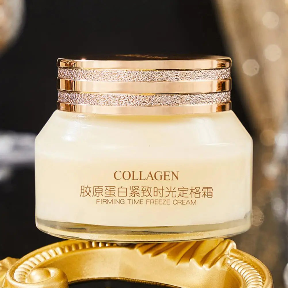 Crème pour le visage au collagène, produit raffermissant, hydratant, éclaircissant, pour déformer, ridules, éclaircir la peau, 50g