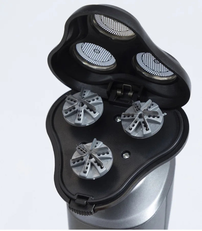 Rasoir ours rasoir pour hommes Intelligent humide sec barbe rasage tondeuse rasoir barbe dissolvant ABS tondeuse Rechargeable