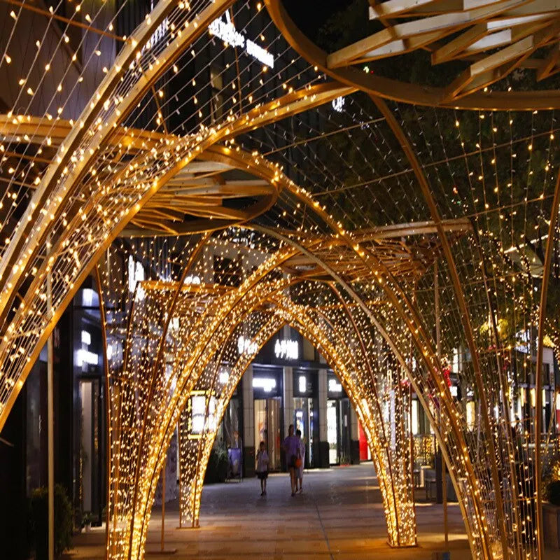 10m guirlandes lumineuses guirlandes led en plein air étanche festival de fête de mariage lanternes lumières féeriques lumières décoratives de jardinage