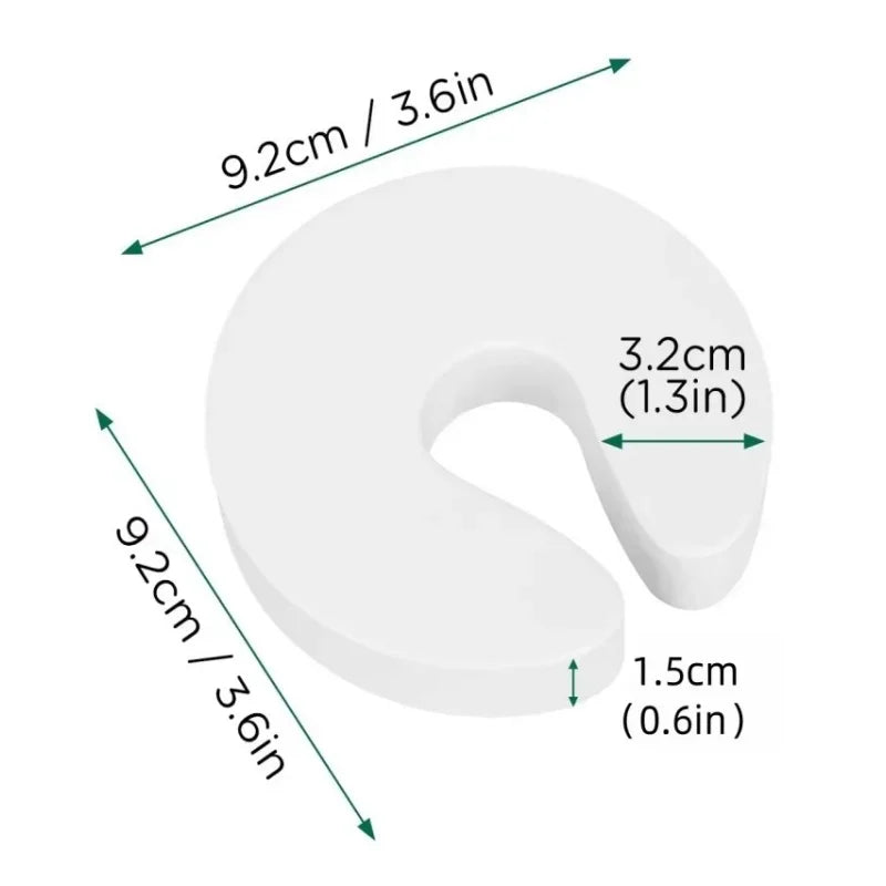 Baby Safety Door Stopper, 6 Pieces, Newborn Furniture Protector, Anti-Pinch, Child Lock, Finger Protection, Door Stopper