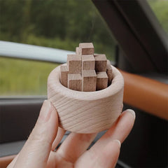 Diffuseur d'arôme en bois sans parfum, accessoires pour la maison, décoration de chambre, ornements en bois, aromathérapie, voiture, étiquettes d'air, décorations