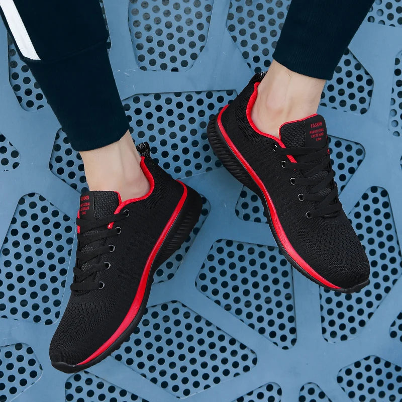 Men's Lightweight Running Shoes, Classic Mesh Walking Shoes, Breathable Casual Shoes, Men's Fashion Moccasin Sneakers