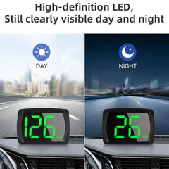 Voiture tête haute HUD affichage GPS compteur de vitesse vitesse KMH numérique HUD GPS + Beidou double Chipsets pour toutes les voitures camions électronique