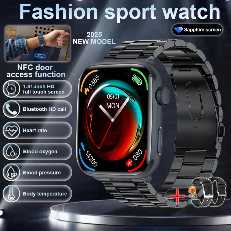 Montre intelligente montre Version mondiale hommes femmes HD AMOLED affichage fréquence cardiaque Bluetooth appel GPS piste étanche sport montres intelligentes