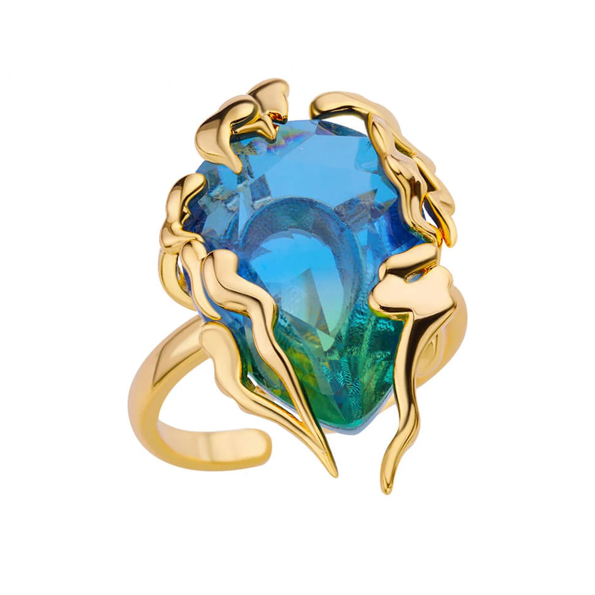 Bagues pour femmes goutte d'eau réglable anneau Femme nouvelle fête de mariage mode bijoux cadeau Femme