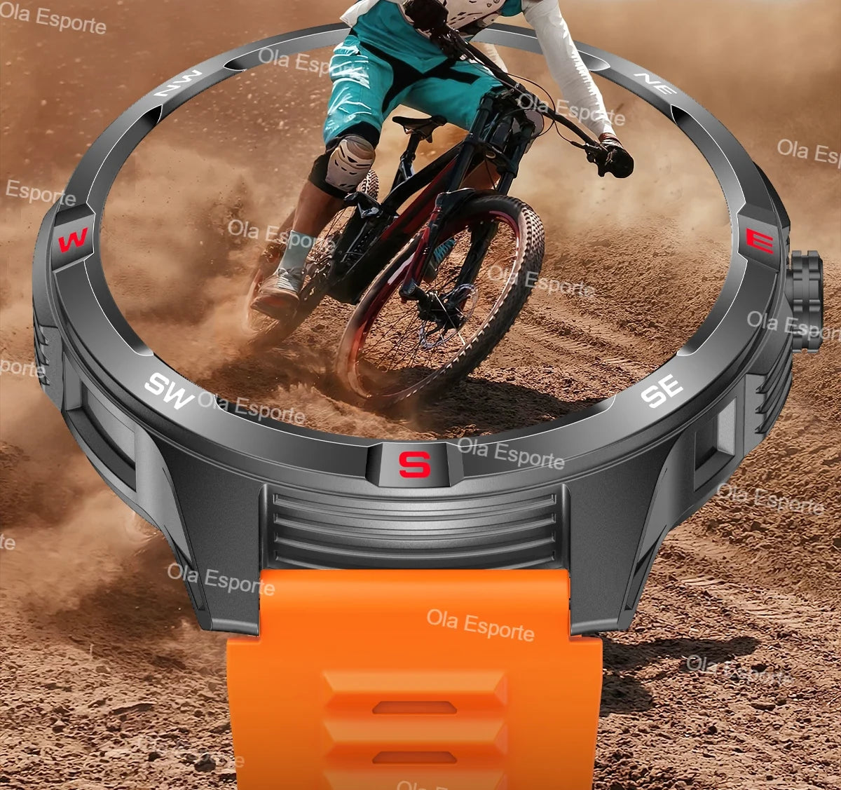 Montre intelligente 2025 boussole étanche surveillance de la santé et du sommeil grande capacité de batterie plus de 100 Modes de Sport hommes femmes Smartwatch en plein air