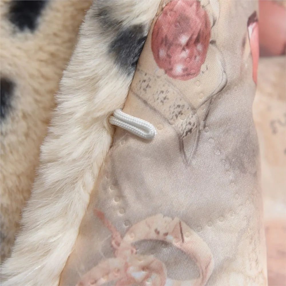 2025 mode léopard filles bébé fausse fourrure gilets manteaux enfants automne hiver vêtements enfants hauts vêtements pardessus 1-12Y