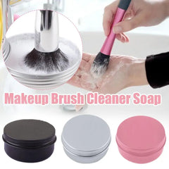 Nettoyeur de pinceaux de maquillage, shampoing, savon, brosse solide, nettoyage et barre, brosse cosmétique, élimine le nettoyage sale, tampon de taches de couleur