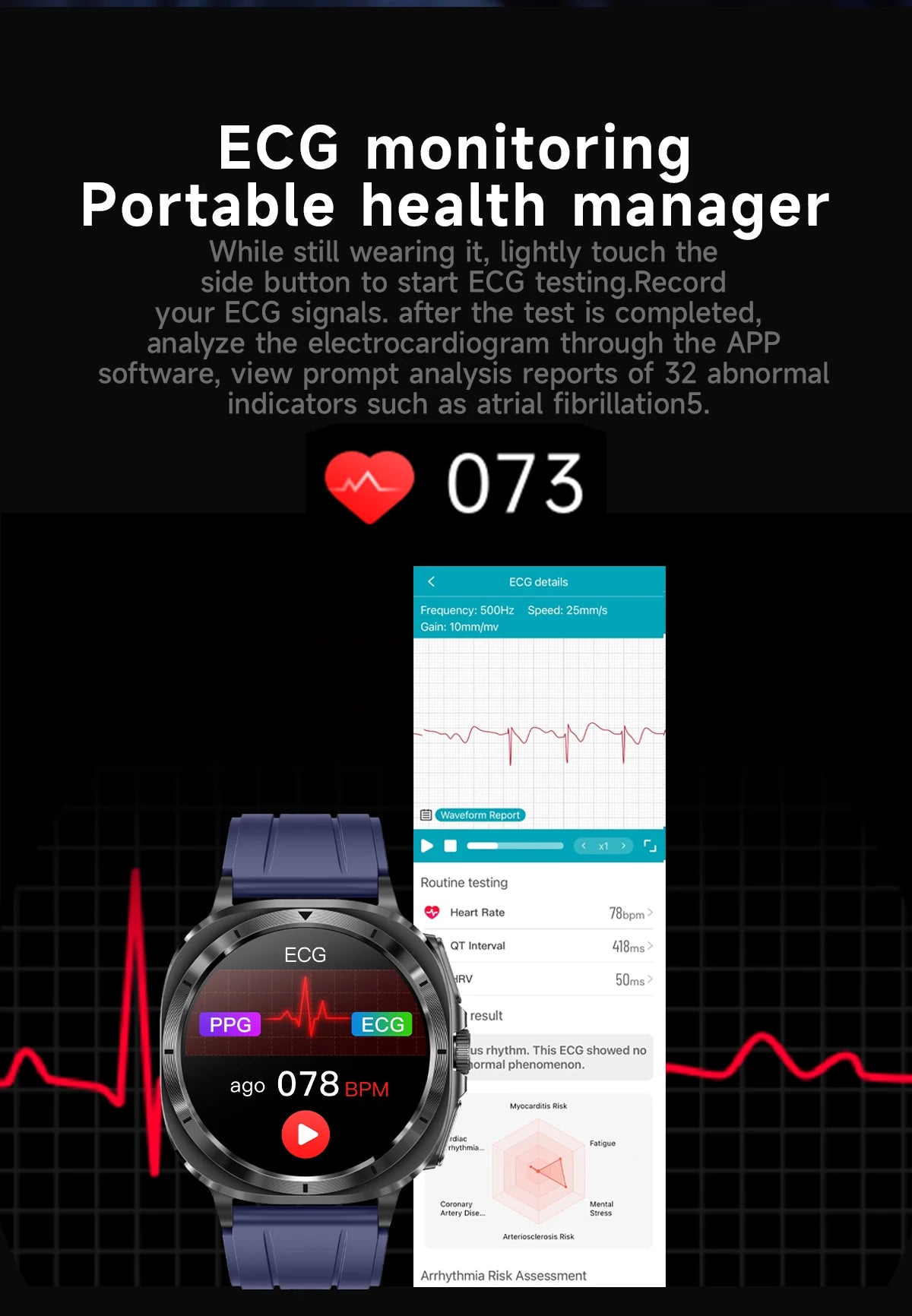 Montre connectée pour hommes, nouveau niveau Expert, santé, ECG + PPG, moniteur Laser, acide urique, graisse sanguine, pression artérielle, NFC, appel HD, 2025