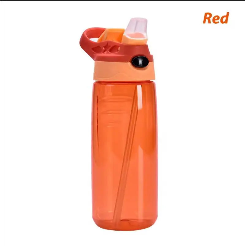 Bouteille d'eau pour enfants de 500ml avec paille sans BPA, tasse d'école saine pour boire des enfants