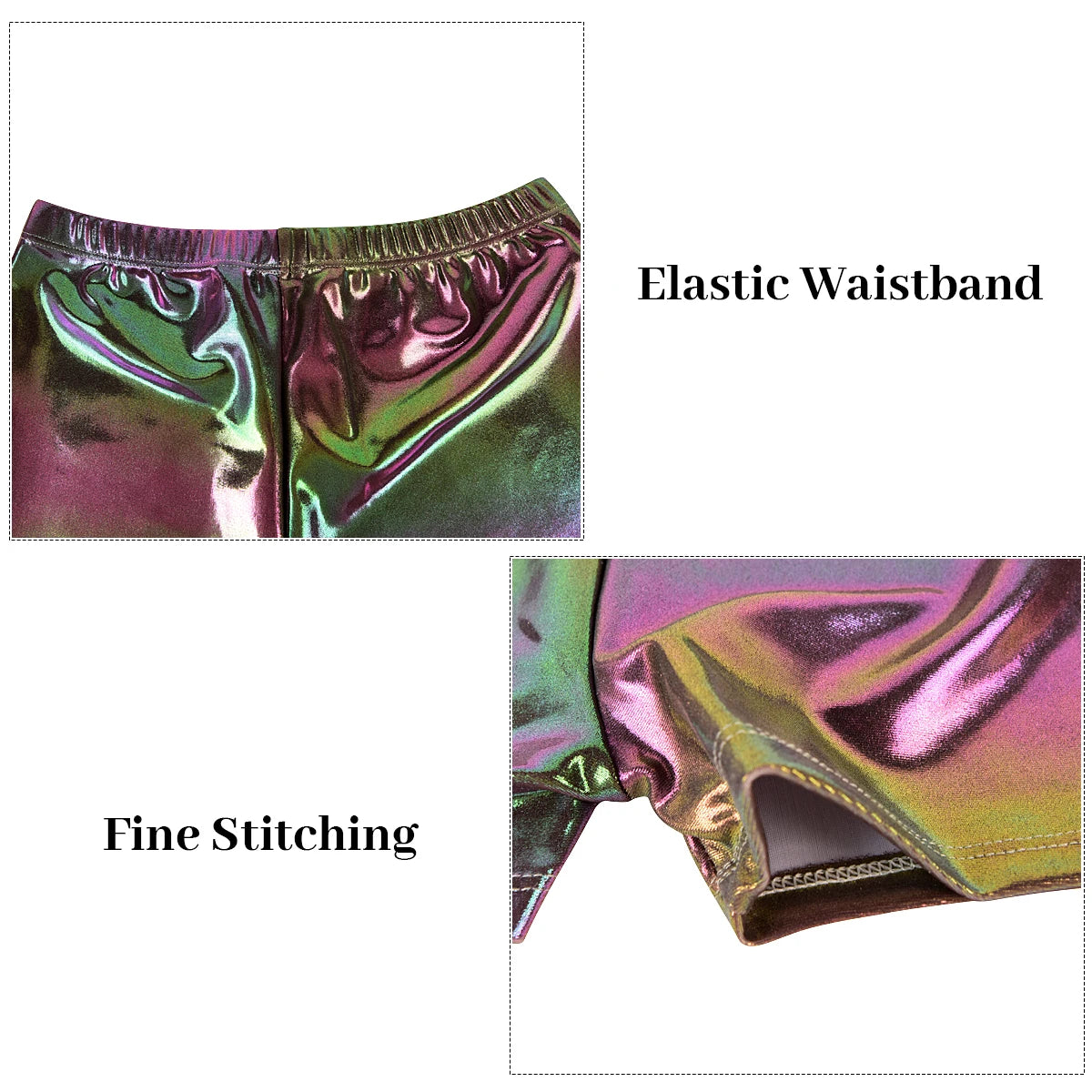 Justaucorps de gymnastique pour filles, vêtements de danse pour enfants avec short assorti, bandeau pour enfants