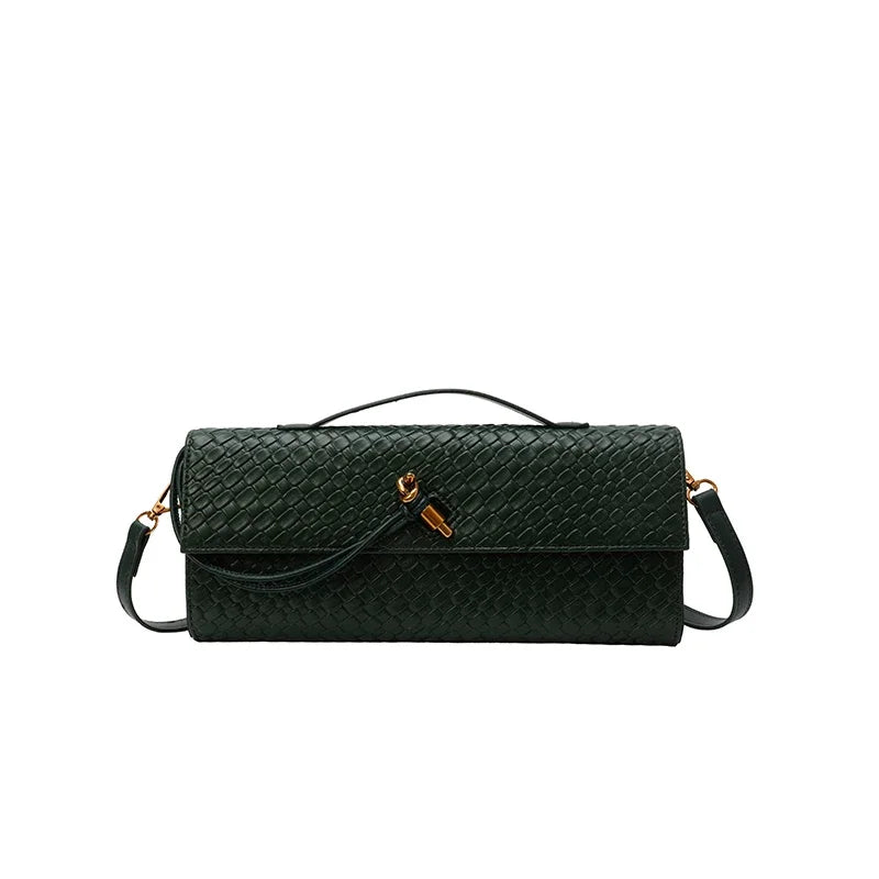 Elegant designer-inspired women's handbag - Luxury branded leather shoulder tote with optional shoulder strap 
