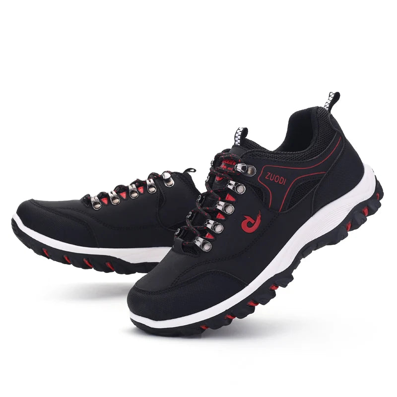Men's leather shoes, casual men's shoes, sneakers for spring, autumn, winter, men's tennis shoes, lightweight walking shoes