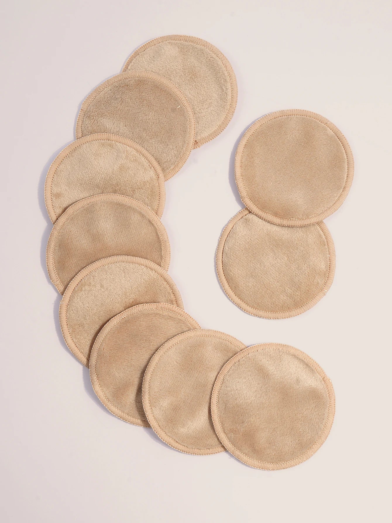 MAANGE-Tampons démaquillants réutilisables, lavables, pour le nettoyage du visage, éponge propre, crème liquide, démaqucorporelle, outils cosmétiques, 10 paquets
