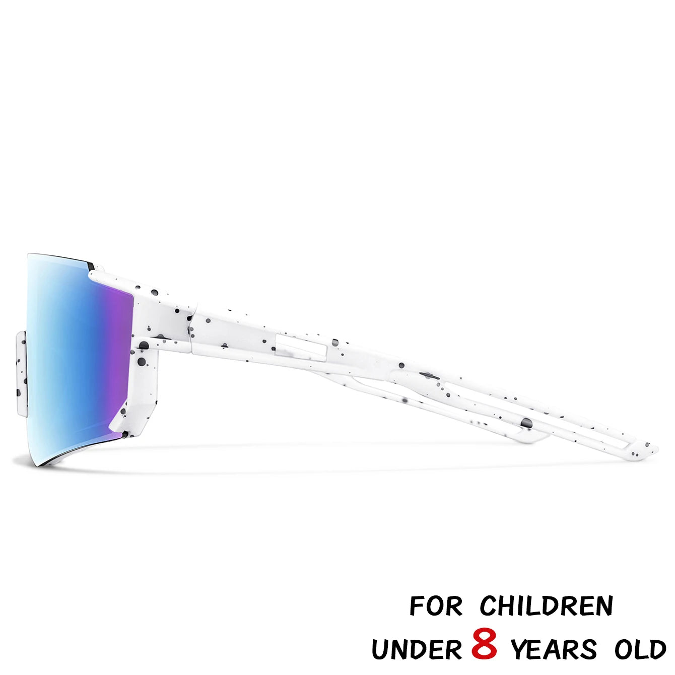 Lunettes de soleil de baseball pour enfants de 3 à 8 ans, lunettes de vélo d'extérieur pour garçons et filles, lunettes de sport pour jeunes, lunettes de camping pour enfants, lunettes de vélo VTT, UV400