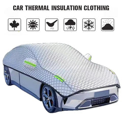 Outdoor car cover, waterproof, four-season windshield protector, hail protection, snow cover, sunshade, frost protection pieces