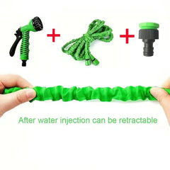 Tuyau magique extensible, lavage de voiture à haute pression, 7 fonctions de pulvérisation d'eau, pistolet à eau, tuyau d'arrosage de jardin domestique