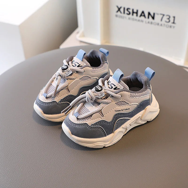 Chaussures de Sport pour enfants, baskets en maille respirante pour garçons et filles, chaussures de course en plein air, printemps-automne