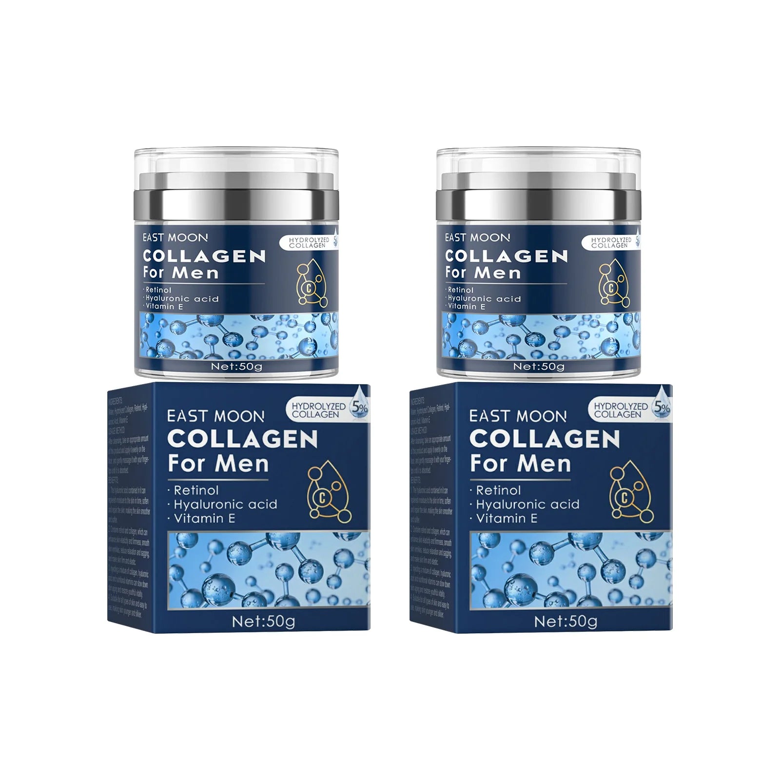 Crème pour le visage au rétinol pour hommes, raffermissante, Lifting du cou, estompe les ridules, Anti-poches, hydratante, nourrissante, produit pour la peau du visage
