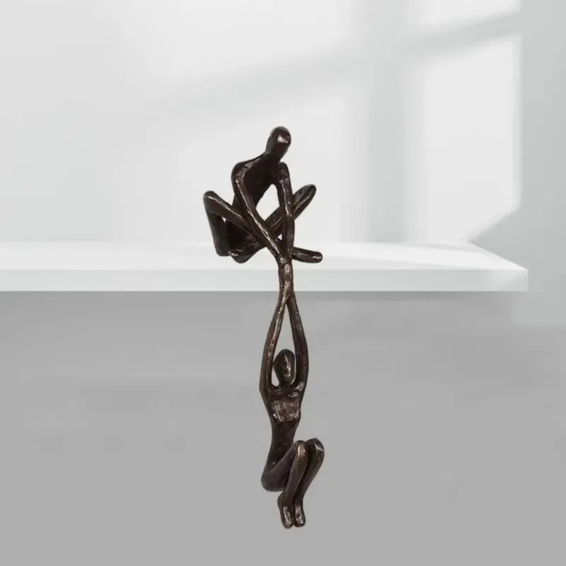 Man Lifting Woman Figurine Art Statue Lover Sculpture Ornament Home Office Decor Dancing Couple Sculpture Art Creative Artwork