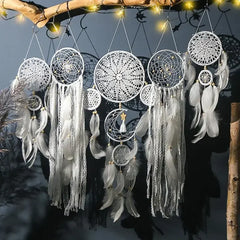 5-piece/set Boho dreamcatcher home decor macrame dreamcatcher wall hangings moon Ramadan dreamcatcher children's nursery ornament