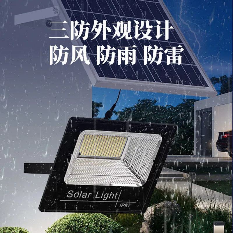 30-500W lampes solaires éclairage extérieur lumière de jardin projecteur ménage Rural lampadaires Super lumineux étanche applique chaude