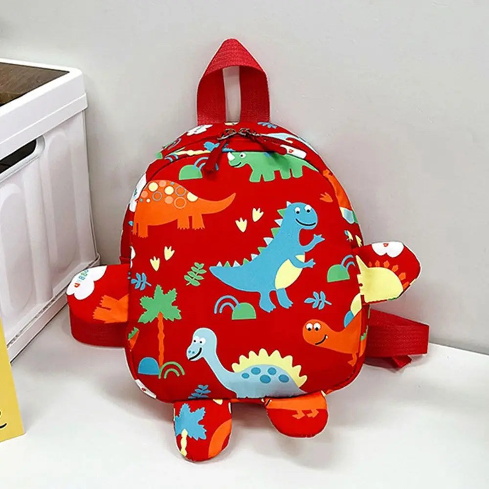 Sac à dos en nylon de dinosaure de dessin animé animal de maternelle, cartable pour enfants, petits sacs Kawaii d'école pour garçons et filles