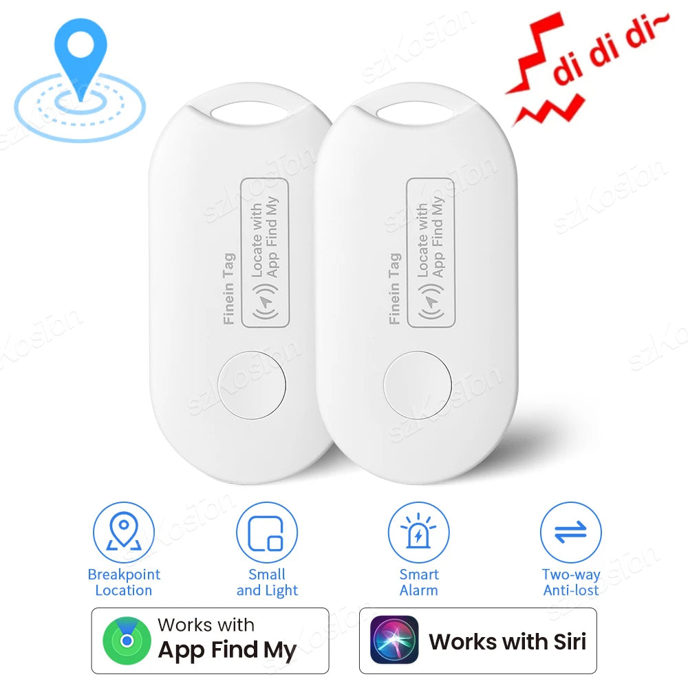 Localisateur Global d'étiquette intelligente, Mini traceur GPS, fonctionne avec iOS, trouver mon application, localisateur Anti-perte pour clés, portefeuille, bagages de voiture