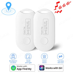 Localisateur Global d'étiquette intelligente, Mini traceur GPS, fonctionne avec iOS, trouver mon application, localisateur Anti-perte pour clés, portefeuille, bagages de voiture